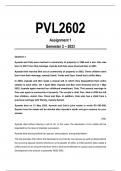 PVL2602 Assignment 1 Semester 2 2023