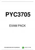 PYC3705 EXAM PACK 2023