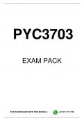 PYC3703 EXAM MCQ PACK 2023