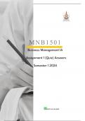 MNB1501 ASSIGNMENT 01 SOLUTIONS SEMESTER 1 2024