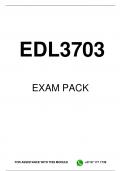 EDL3703 EXAM PACK 2023