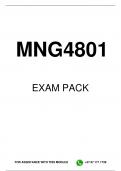 MNG4801 EXAM PACK 2024