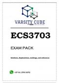 ECS3703 EXAM PACK 2022
