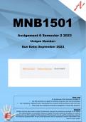 MNB1501 Assignment 6 (QUIZ) Semester 2 2023 
