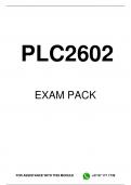 PLC2602 EXAM PACK 2023
