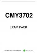 CMY3702 EXAM PACK 2023