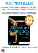Structure and Function of the Body 16th Edition Patton Test Bank - Questions and Answers, 9780323597791,All Chapters 1-22
