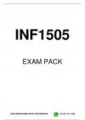 INF1505 EXAM PACK 2024