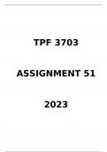 TPF 3703 Assignment 51 2023