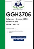 GGH3705 Assignment 1 (QUALITY ANSWERS) Semester 1 2024 (681853)