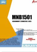 MNB1501 Assignment 2 Semester 2 2023