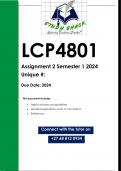 LCP4801 Assignment 2 (QUALITY ANSWERS) Semester 1 2024