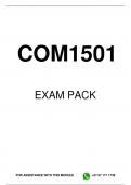 COM1501 MCQ EXAM PACK 2023
