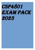 CSP4801 EXAM PACK 2023