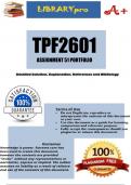 TPF2601 ASSIGNMENT 51 PORTFOLIO 2024