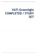 VATI Greenlight COMPLETED / STUDY SET