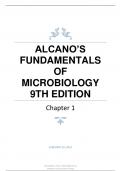 TEST BANK FOR ALCANO’S FUNDAMENTALS OF MICROBIOLOGY 9 EDITION.pdf