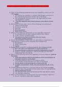 Portage Learning NURSING BS 231 PATHOPHYSIOLOGY EXAM 8.docx questions verified with 100% correct answers