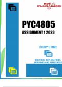 PYC4805 Assignment 1 2023 (790892)