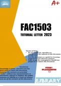 FAC1503 TUTORIAL LETTER 2023