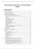 International Law Term 1 Consolidated Notes