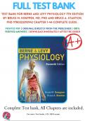 Test Bank For Berne and Levy Physiology 7th Edition By Bruce M. Koeppen, MD, PhD and Bruce A. Stanton, PhD 9780323393942 Chapter 1-44 Complete Guide .