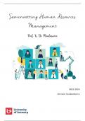 Samenvatting Human Resources Management 