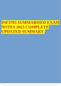 INF3705 SUMMARISED EXAM NOTES 2023 COMPLETE UPDATED SUMMARY.