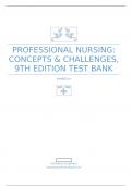  Professional Nursing: Concepts & Challenges, 9th Edition By: Beth Black  24th May 2023