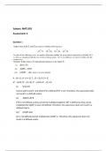 MAT1503 Linear Algebra Assignment 2