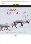 Test Bank for Animal Physiology 5th Edition by Richard Hill - Complete, Elaborated and Latest Test Bank. ALL(1-30) Chapters included  and Updated - 5* Rated