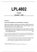 LPL4802 Portfolio Semester 1 2023