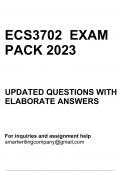 ECS3702 EXAM PACK 2023