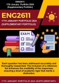  17th January 2024 Exam Answers ENG2611 | A Distinction-Worthy Exploration with In-Depth Research and Proper Referencing"