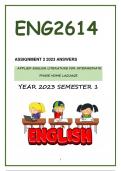 ENG2614 Assignment 2 2023 Answers