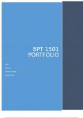 BPT 1501 portfolio  19 June 2023