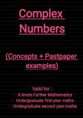 Complex Numbers (Summary + Solved Examples)