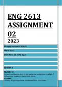 ENG2613 Assignment 2 2023