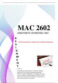 Mac2602 Assignment 1 Semester 1 2023 ( Distinction)