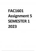 Fac1601 assignment 5 semester 1 2023