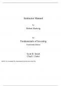 Fundamentals of Investing, 14e Scott B. Smart, Chad J Zutter (Instructor Manual)