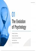 Chapter 1 the evolution of psychology