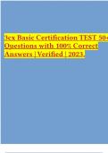 3cx Basic Certification TEST 50+ Questions with 100% Correct Answers | Verified | 2023.