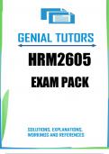 HRM2605 Exam Pack 2023