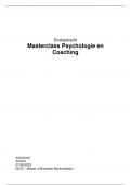 Masterclass Psychologie en Coaching - cijfer 7.0, NCOI, MBA, incl. beoordeling