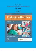 Test Bank - Professional Nursing: Concepts & Challenges  9th Edition By Beth Black | Chapter 1 – 16, Complete Guide 2023|