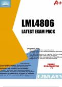 LML4806 Latest Exam Pack 2023