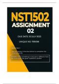 NST1502 ASSIGNMENT 02 2023