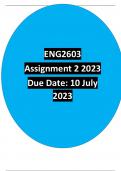 ENG2603 ASSIGNMENT 2 20223