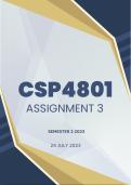 CSP4801 ASSIGNMENT 03 SEMESTER 01 2023
